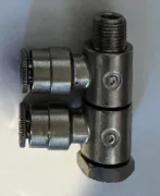 1/8 to 6mm pushlock x 2 banjo