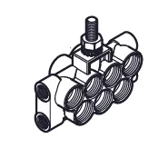 12 -port block inclusive stud  Twin   