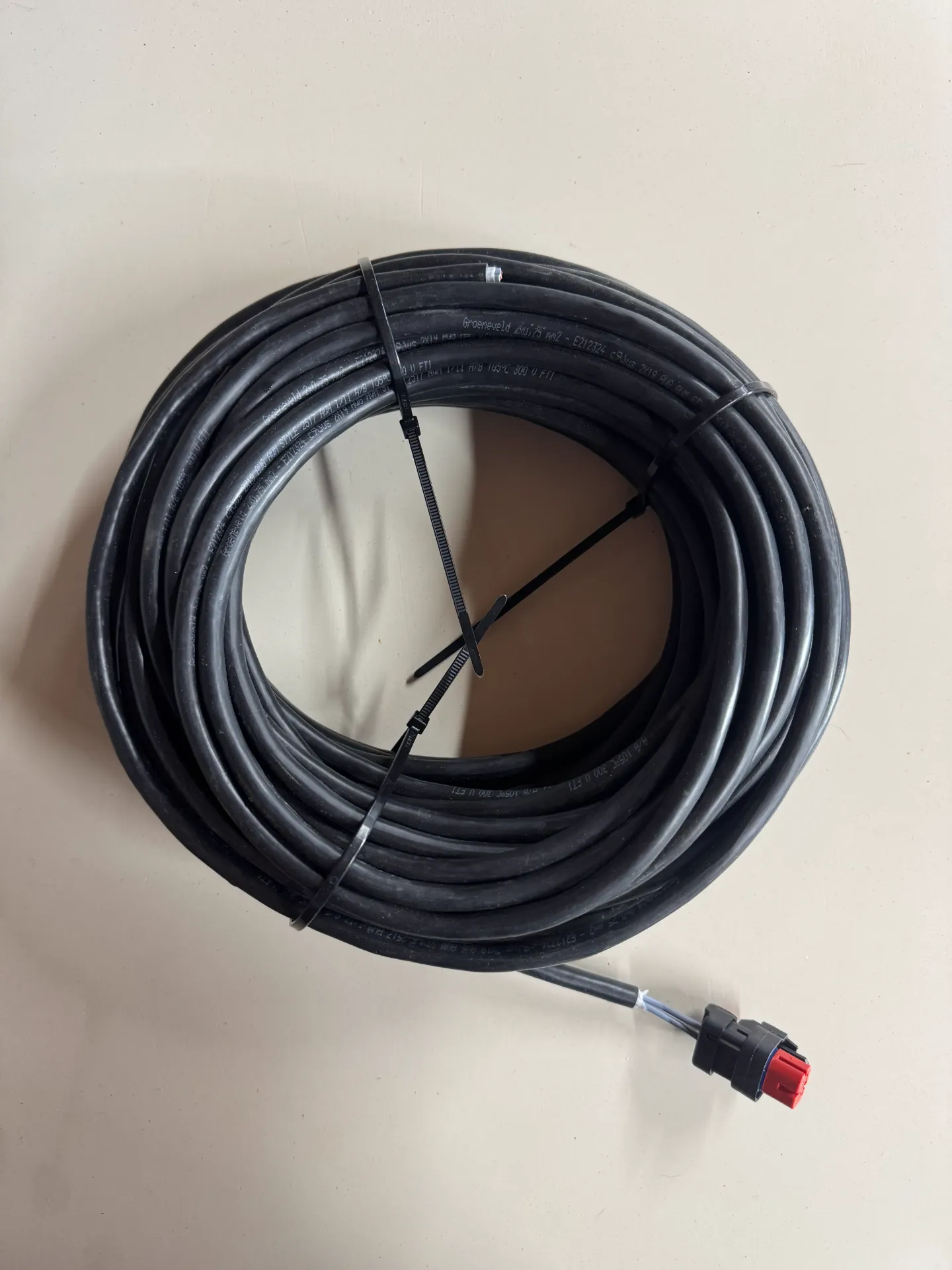 Twin-3 pressure switch cable harness 2-core / 25 meter