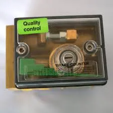 Pneumatic pulse brake counter