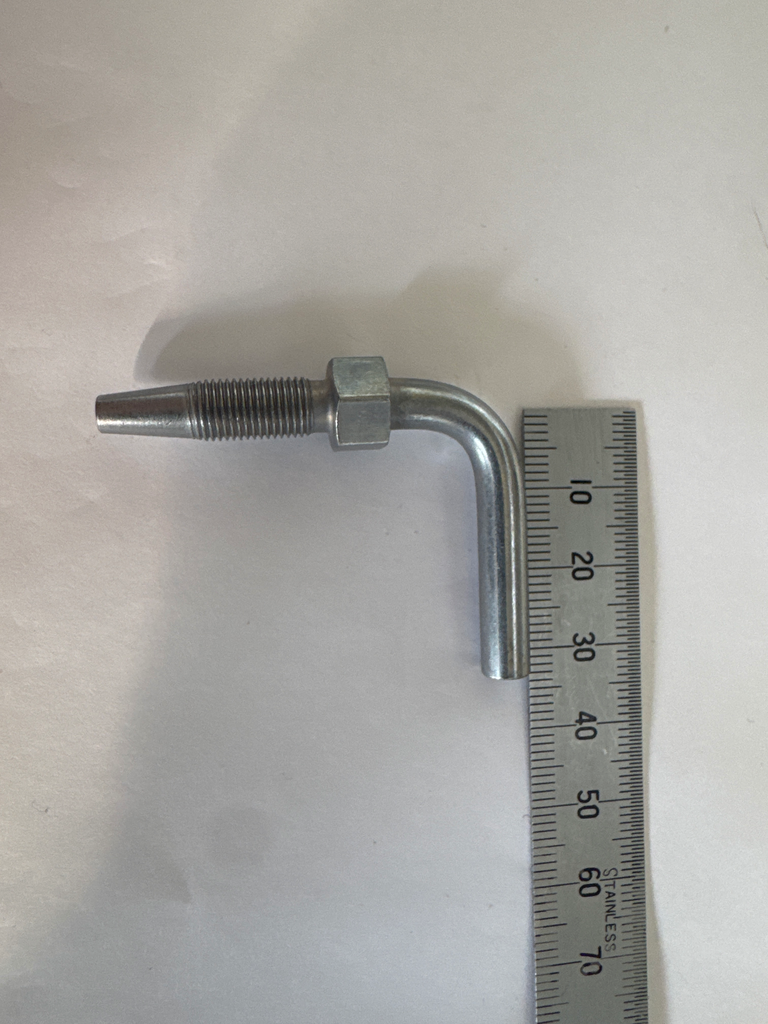 6mm Hosetail 90° for 8.6 (5/32") Hose